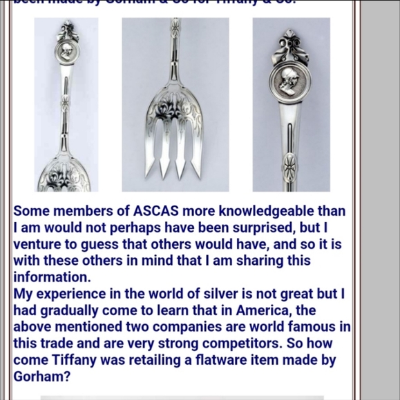 1863 Tiffany & Company Spartan Spoon Ring in Sterling Silver #73 - Picture 2 of 16